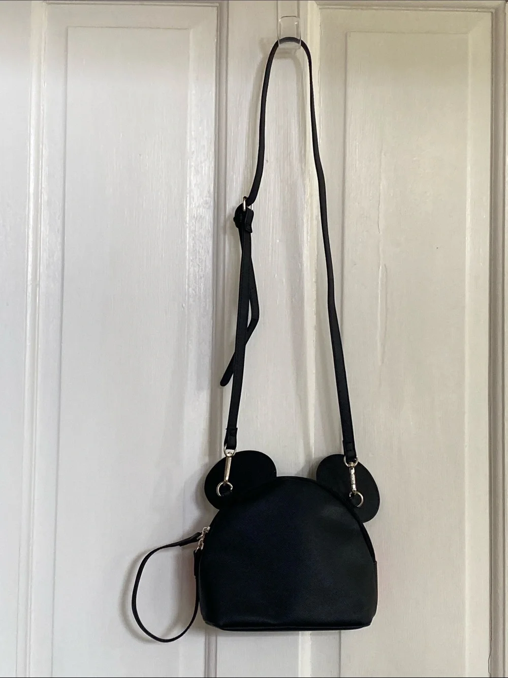 Disney Black and Red Mickey-Ear Kids Crossbody Wristlet Bag